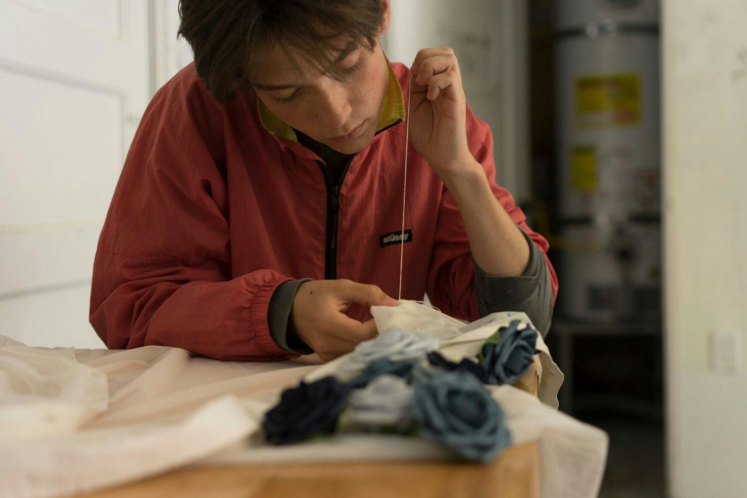 Person sewing